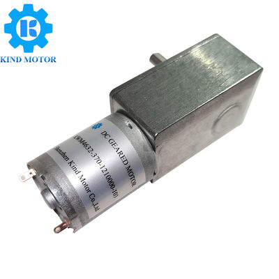 90 moteur 10.5A d'engrenage à vis sans fin de C.C du degré 12v avec la boîte de vitesse de réduction