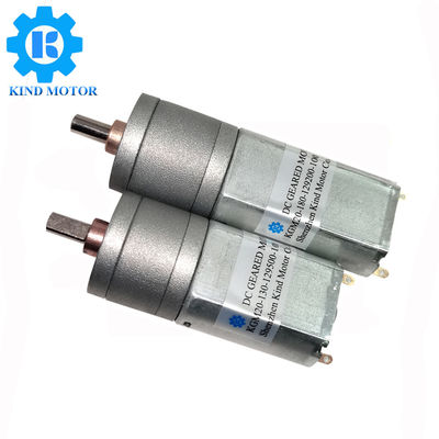 C.C 12v micro a embrayé le moteur 20Dx41L 5500 t/mn avec l'axe prolongé de 4mm