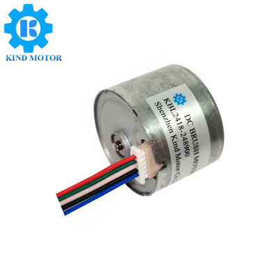 moteur sans brosse 24mm de 2mm bl2418 de roulements à billes à faible bruit de C.C de l'axe 6v 12v 14.4v 18v 24v avec l'encodeur
