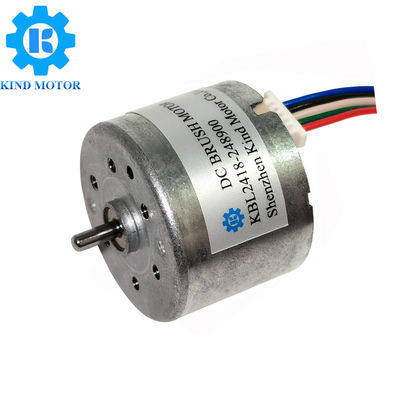 moteur sans brosse 24mm de 2mm bl2418 de roulements à billes à faible bruit de C.C de l'axe 6v 12v 14.4v 18v 24v avec l'encodeur