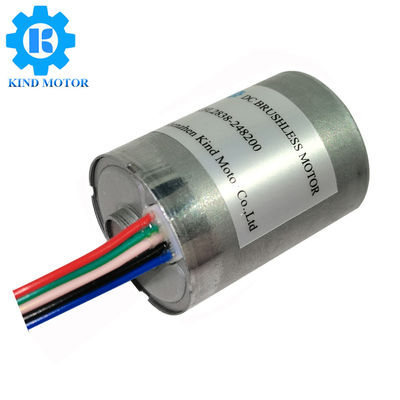 Pwm sans brosse 6 de C.C de moteur du nidec 5w 10w de C.C de l'aimant permanent 2838 de rendement élevé 7,4 8 12 14,4 18 24 volts