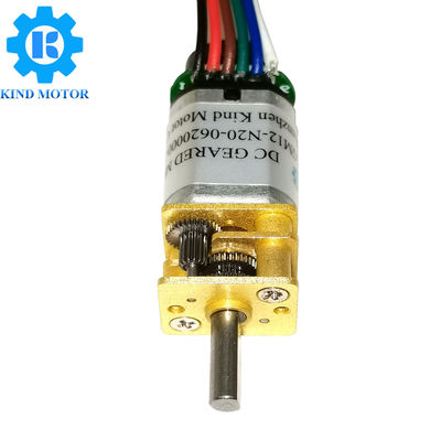 Mini moteur de boîte de vitesse de réduction de C.C 3volt 3.3volt 5volt 6volt 12volt 24volt de N10 N20 N30 avec l'encodeur
