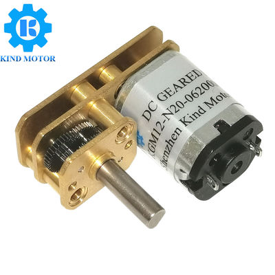 À angle droit couple de stalle du moteur 3.2KgCm de vitesse de C.C d'acier inoxydable balai de charbon