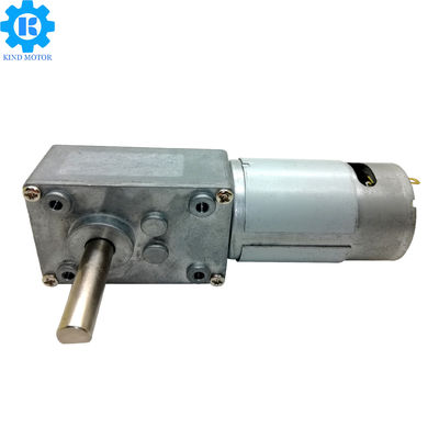 Moteur d'engrenage à vis sans fin de C.C d'acier inoxydable, moteur 12V de C.C d'engrenage à vis sans fin 5~6000rpm