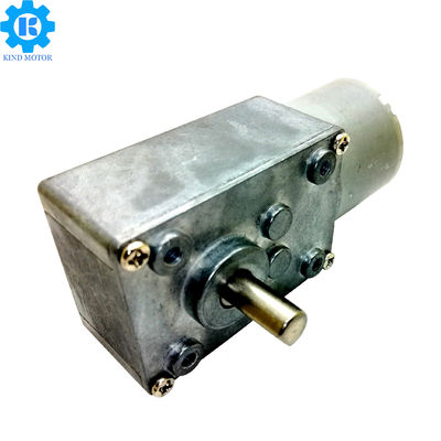 Rotation micro d'onde entretenue du moteur 12v d'engrenage à vis sans fin de réduction de vitesse avec l'axe de 6mm