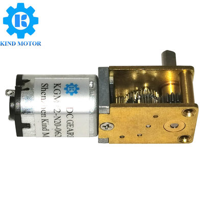 Le petit couple élevé 10-6000rpm N30 du moteur 12v d'engrenage à vis sans fin a balayé