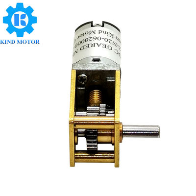 Le petit couple élevé 10-6000rpm N30 du moteur 12v d'engrenage à vis sans fin a balayé