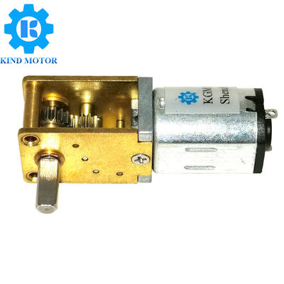Le petit couple élevé 10-6000rpm N30 du moteur 12v d'engrenage à vis sans fin a balayé