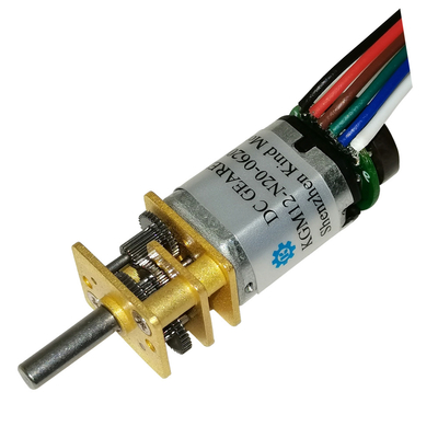 couple élevé de moteur de C.C de la boîte de vitesse N20 de 200rpm 12mm avec les axes prolongés