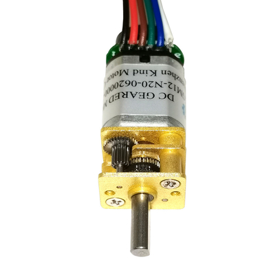 couple élevé de moteur de C.C de la boîte de vitesse N20 de 200rpm 12mm avec les axes prolongés