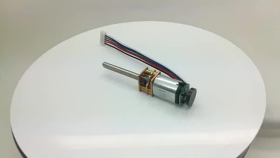 Moteur à entraînement sous tension électrique de micro-haute tension de 300 tr/min 3v 5v 6v 12v 12v 24v n20 dc à engrenage à arbre avec boîte de vitesses de 12 mm et encodeur ppr