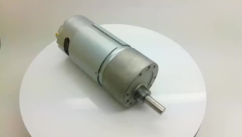 37 mm boîte de vitesses moteur à courant continu de 12 V à régime élevé et couple 12 V 24 V 100 RPM 300 RPM 400 RPM 500 RPM 600 RPM 750 RPM 960 RPM