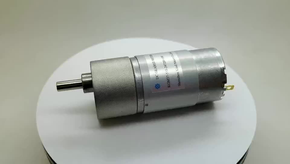 Moteur à engrenages à courant continu 555 micro en acier inoxydable GM37-555 RS-545 37 mm 9v 36v 100 tours par minute avec arbre d 6 mm