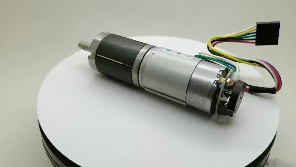 12v 18v 24v 10rpm 60rpm 10kg.cm 16kg.cm moteur à couple dynamique planétaire à engrenages à haute tension avec codeur