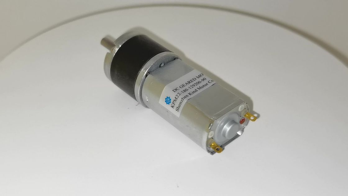 Moteur réducteur de vitesses planétaires métalliques de 3 à 24 volts