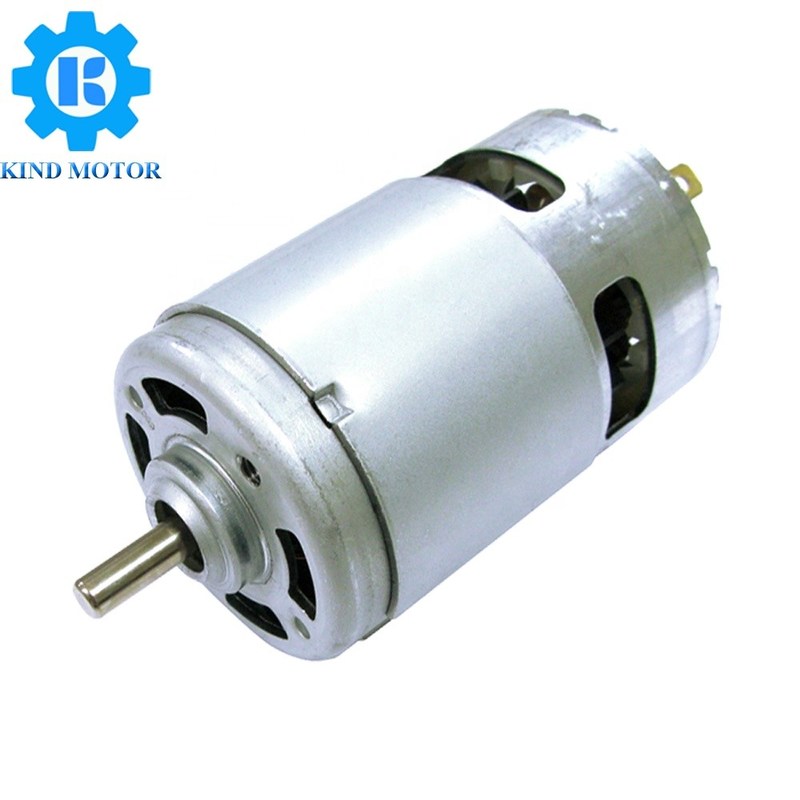Moteur à couple élevé de 5 mm de diamètre d'arbre double 42 mm 45 mm dc 12v 18v 24v 36v RS-750 755 750 775 3000rpm 3600rpm 6000rpm