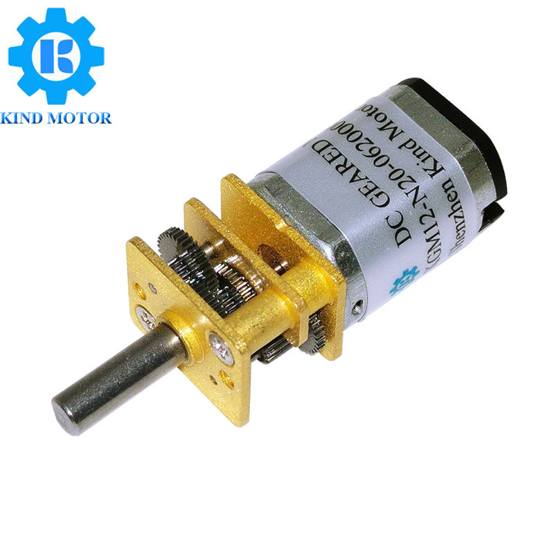 DC 3V 3.5V 5V 6V 12Volt moteur à brosse à carbone plat N10 N20 N30 380:1 Micro Metal Gear avec arbre long