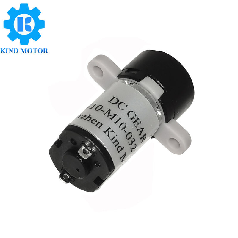 Moteur en plastique de vitesse de C.C du micro 10mm 1.5v 3v 6v avec monter l'oreille et avec des fils