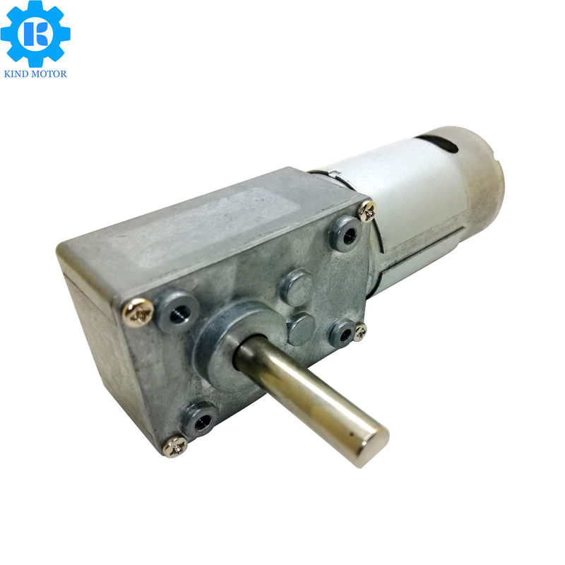 Moteur d'engrenage à vis sans fin de C.C d'acier inoxydable, moteur 12V de C.C d'engrenage à vis sans fin 5~6000rpm