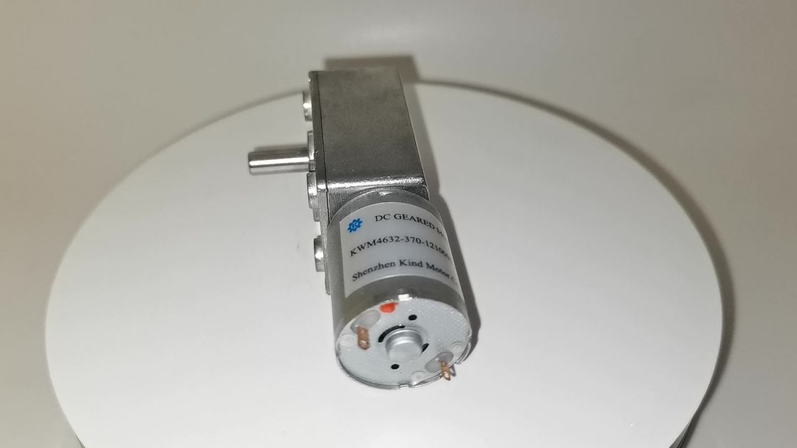 à faible bruit moteur Rs370 d'engrenage à vis sans fin de C.C 24V balai de charbon pour l'appareil ménager